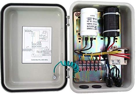 capacitor size in franklin electric control box 2801084915|1 HP Franklin Electric Submersible Well Pump Motor Control Box.